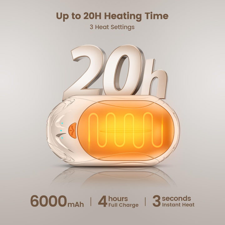 CozyPals: Rechargeable Hand Warmers Duo 6000mAh