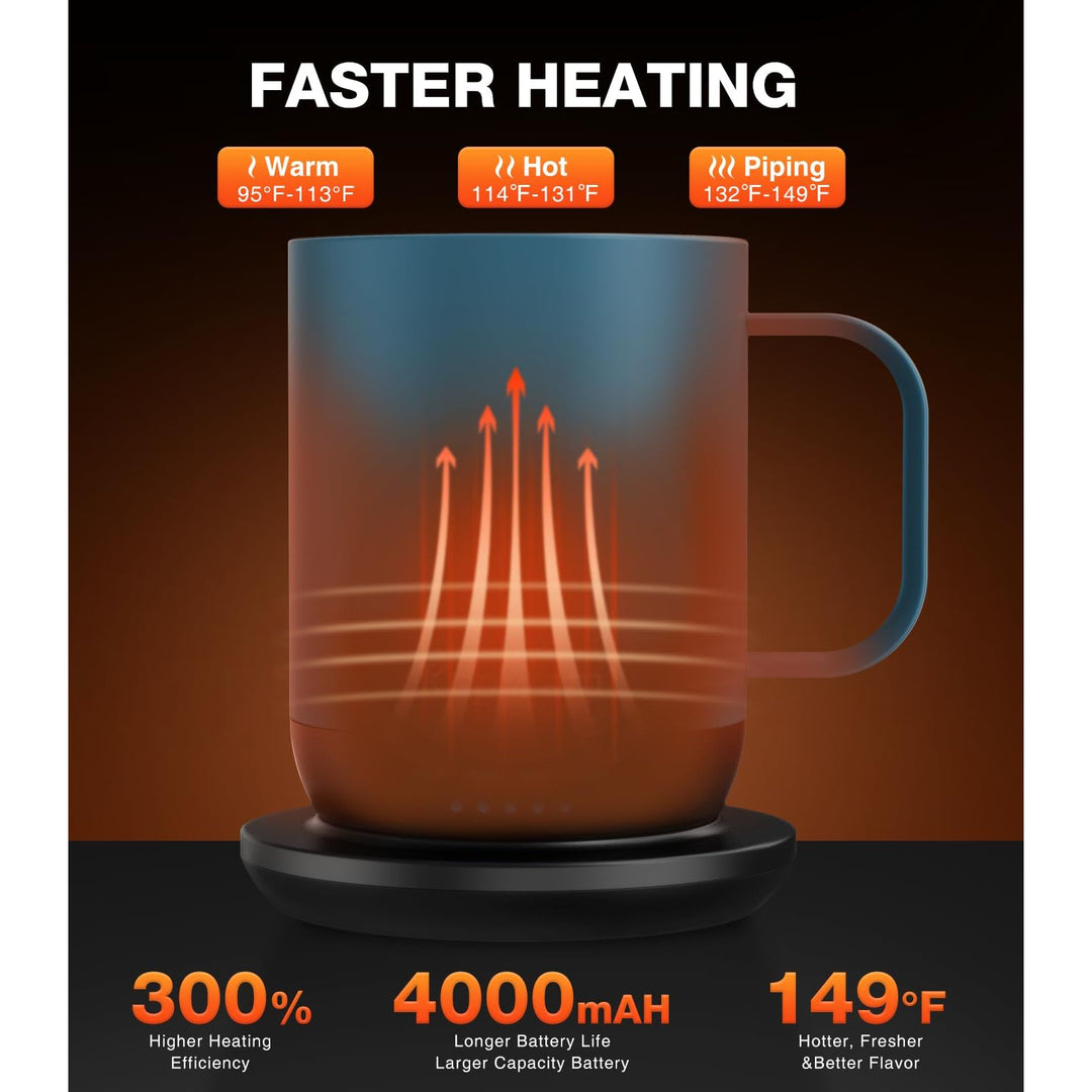HeatMug Pro: Smart Self-Heating Coffee Cup
