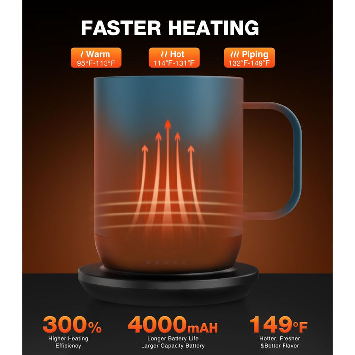 HeatMug Pro: Smart Self-Heating Coffee Cup
