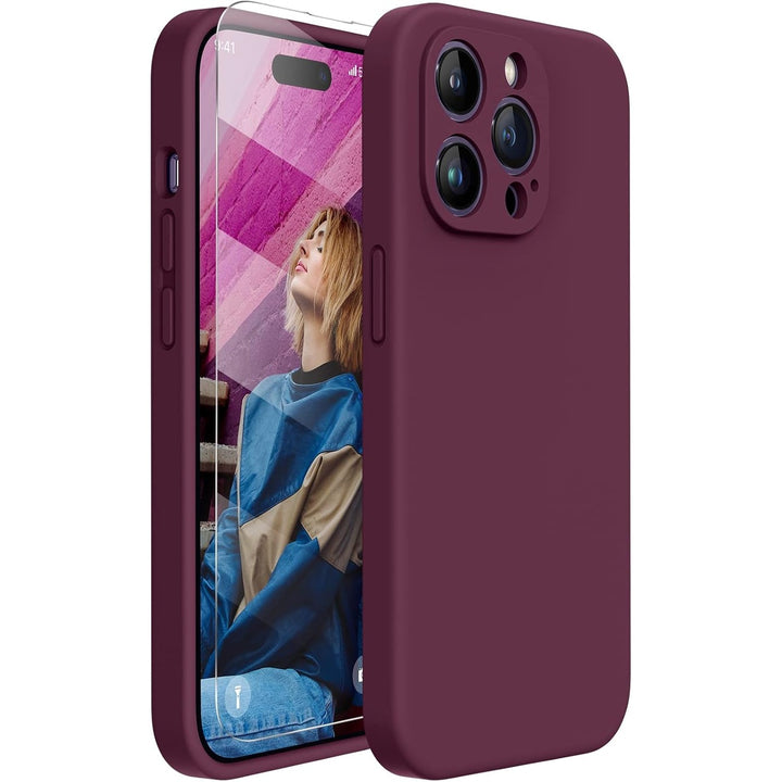 AzureShield iPhone 14 Case with Screen Protector