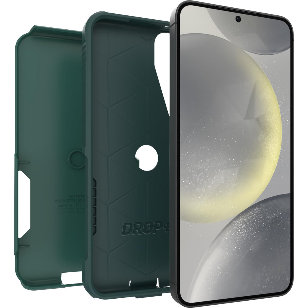 OtterBox Samsung Galaxy S24 Commuter Series Case - GET Your Greens, Slim & Tough, Pocket-Friendly, with Port Protection - DOKUTRONIX