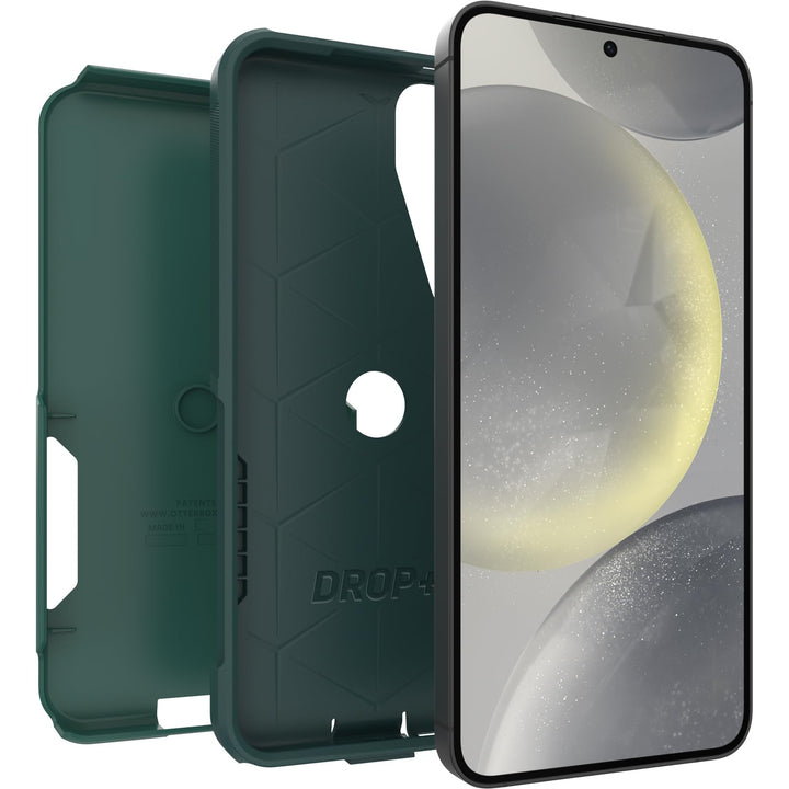 OtterBox Samsung Galaxy S24 Commuter Series Case - GET Your Greens, Slim & Tough, Pocket-Friendly, with Port Protection - DOKUTRONIX
