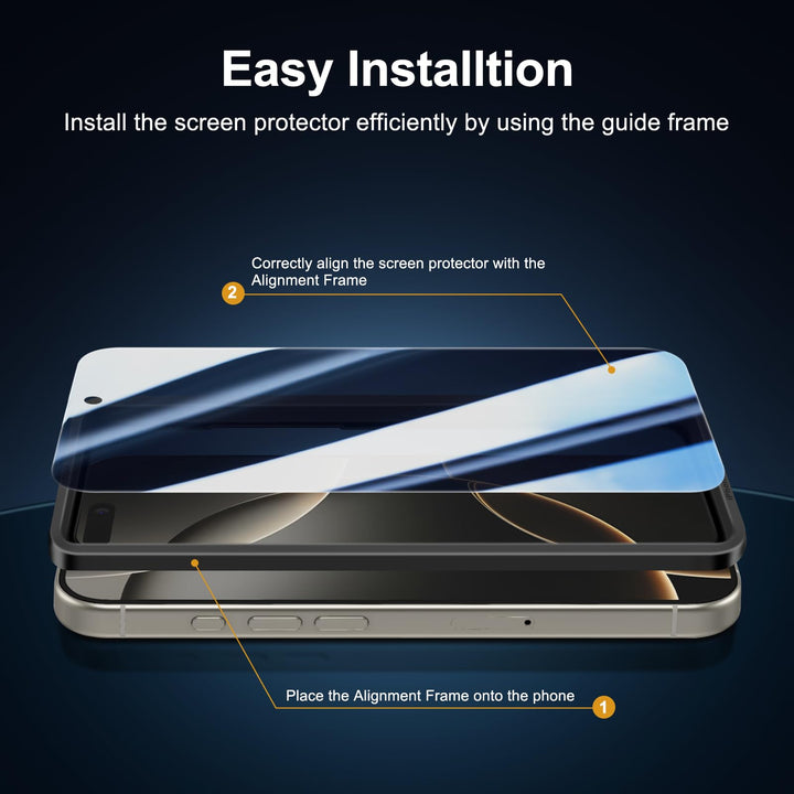 NEW'C Triple Shield: iPhone 16 Pro Protection Kit