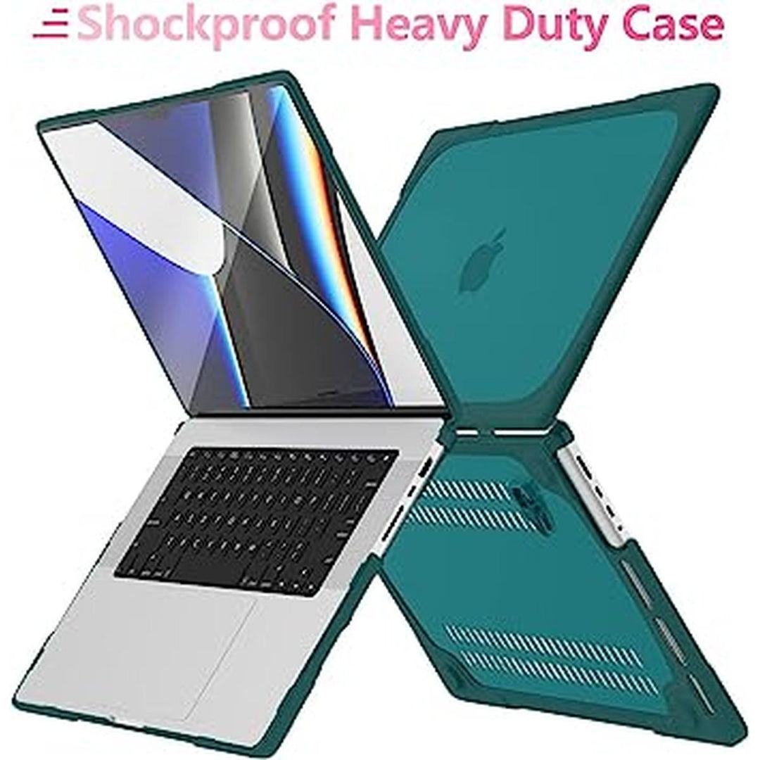 Batianda Deep Teal MacBook Pro 14 Case - DOKUTRONIX
