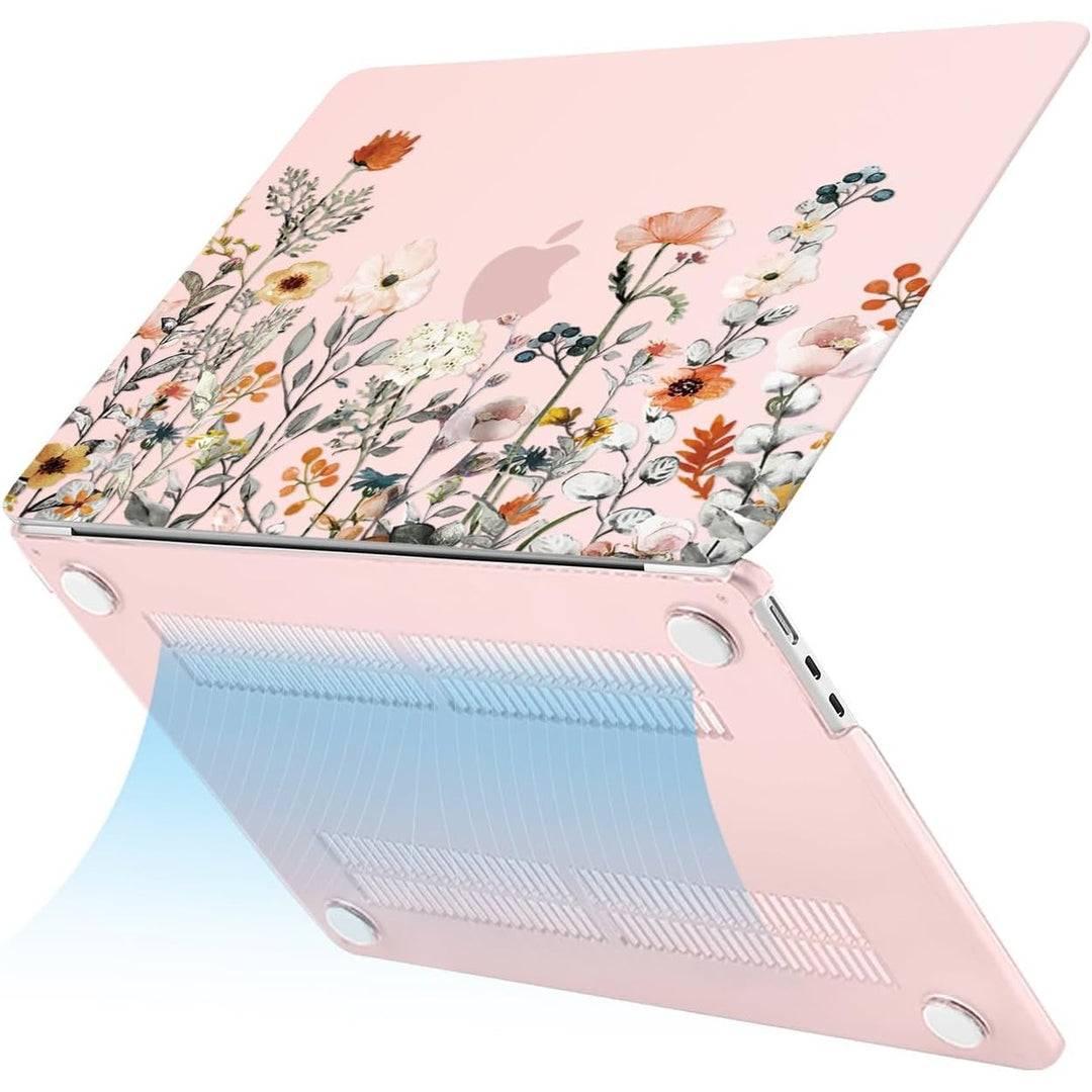 Clear Bloom MacBook Air 13 Case & Cover Set