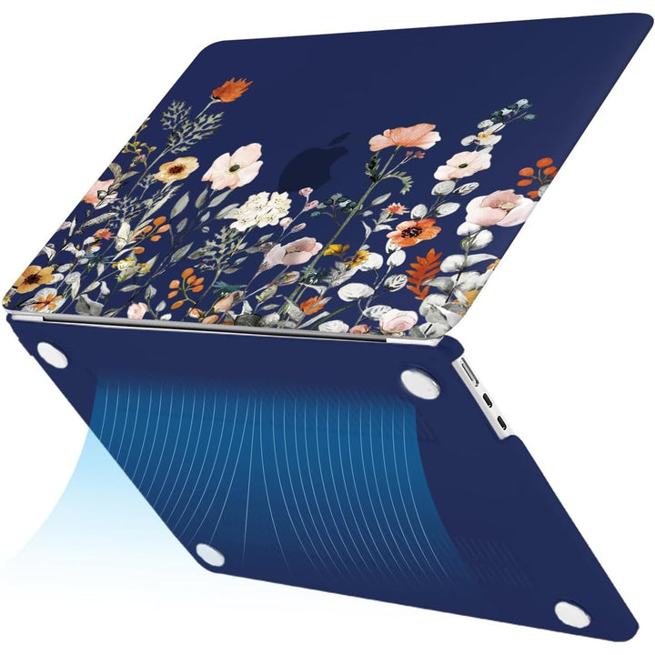 Clear Bloom MacBook Air 13 Case & Cover Set