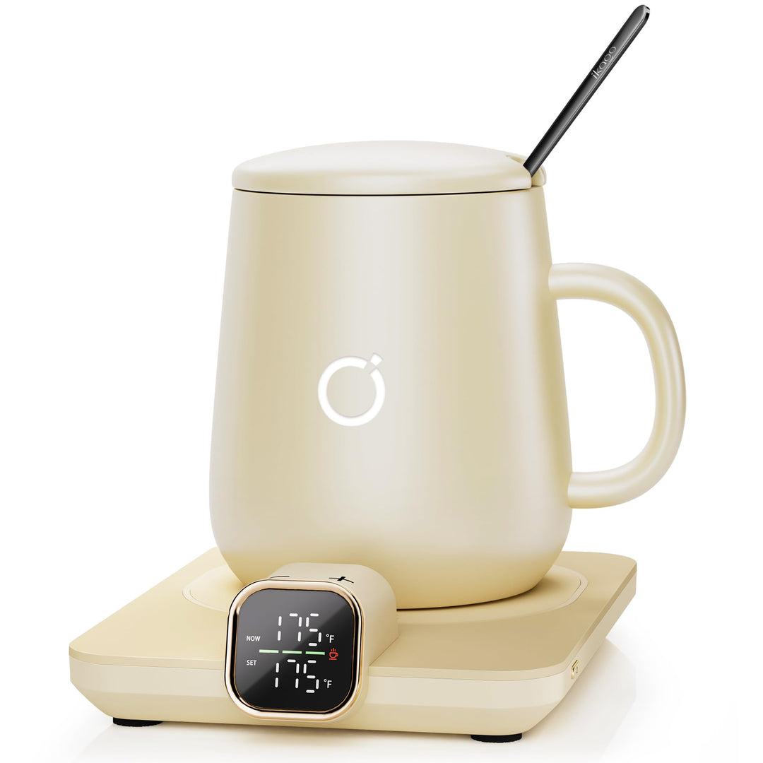 SmartTemp Coffee Mug Warmer Set - Black 15oz