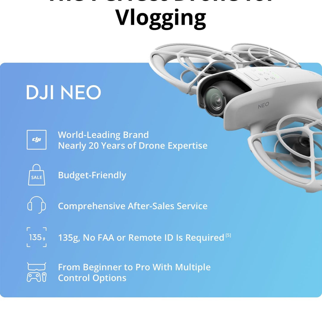 DJI Neo Mini 4K - Self-Flying Palm Drone