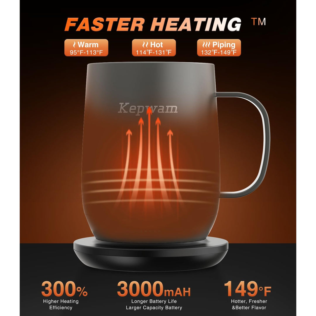 HeatMate 16oz Coffee Mug