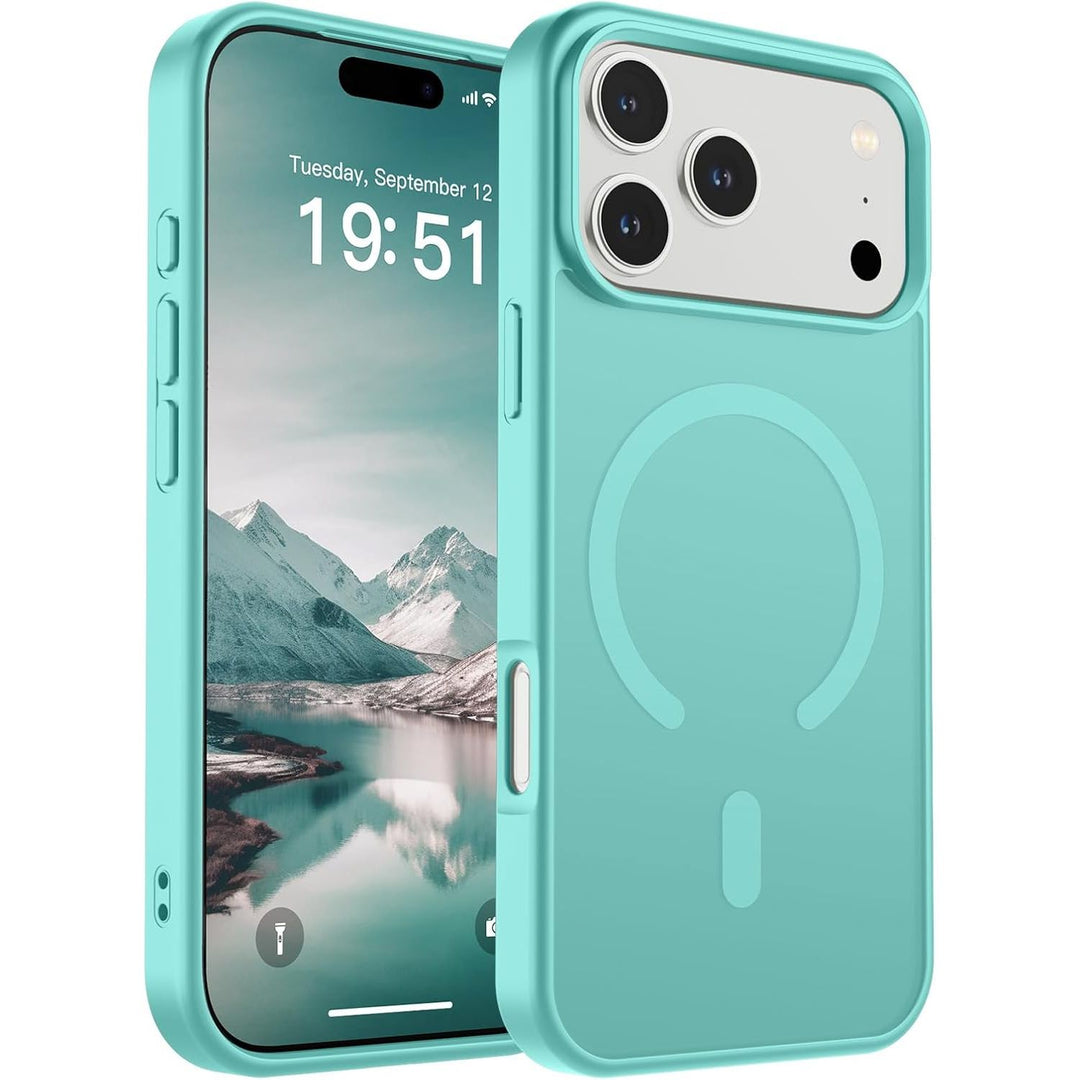 MagGuard Matte: iPhone 17 Pro Max Case - Blue Green