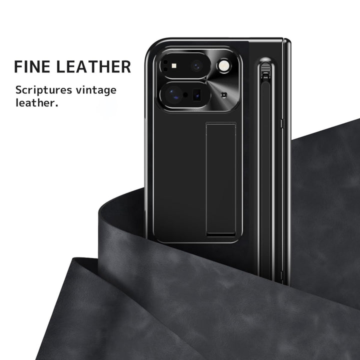 NINKI Fold Case for Pixel 10 Pro - Brown Elegance - DOKUTRONIX