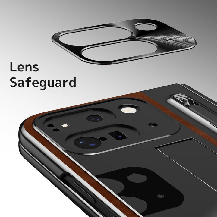 NINKI Fold Case for Pixel 10 Pro - Brown Elegance - DOKUTRONIX