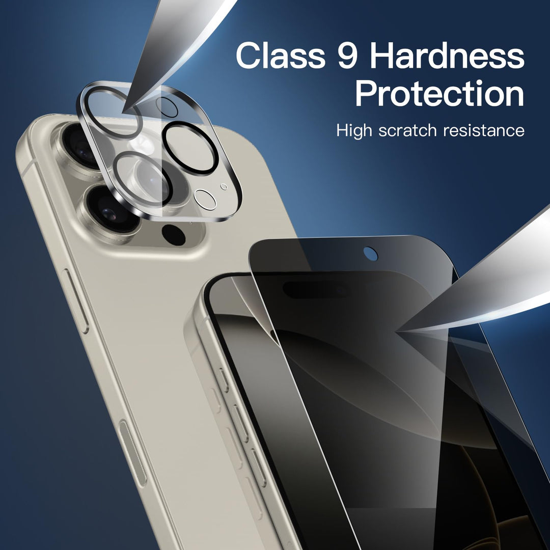 NEW'C Triple Shield: iPhone 16 Pro Protection Kit