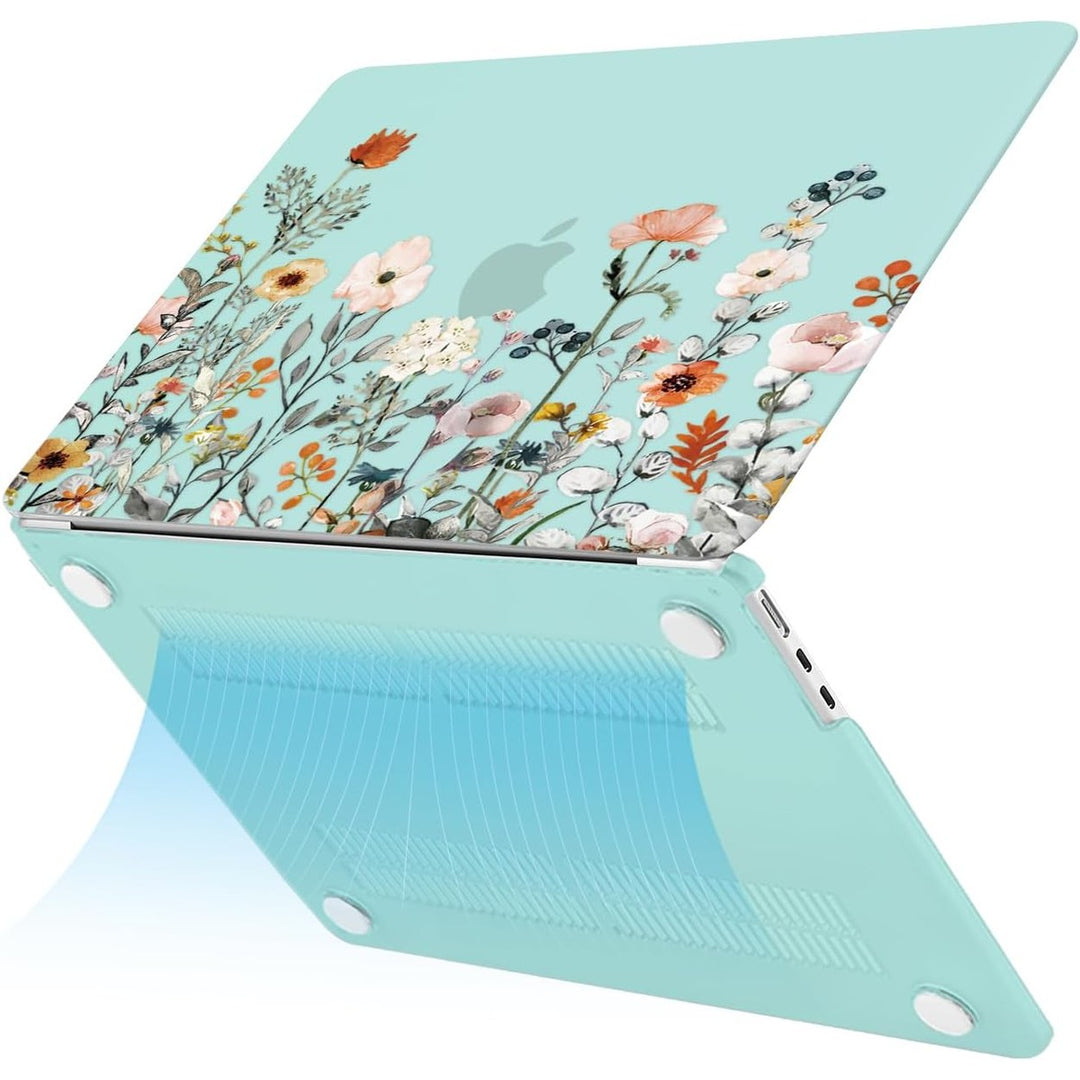 Clear Bloom MacBook Air 13 Case & Cover Set