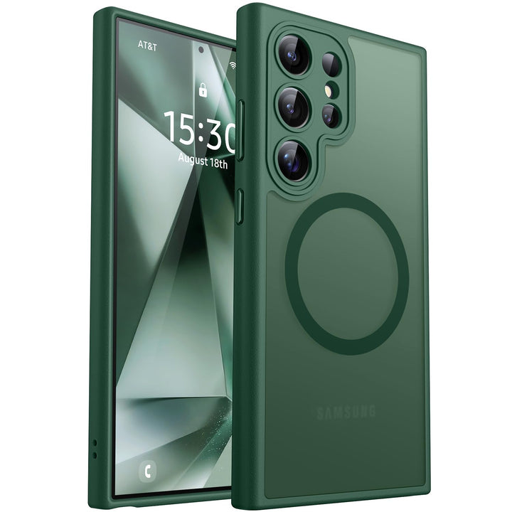 MagFlex Clear Case for Galaxy S25 Ultra with Kickstand - DOKUTRONIX