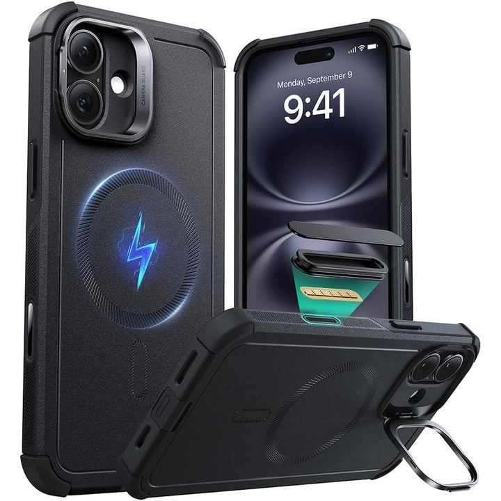 ESR Cyber Series MagSafe Stand Case, 23ft Drop, Green