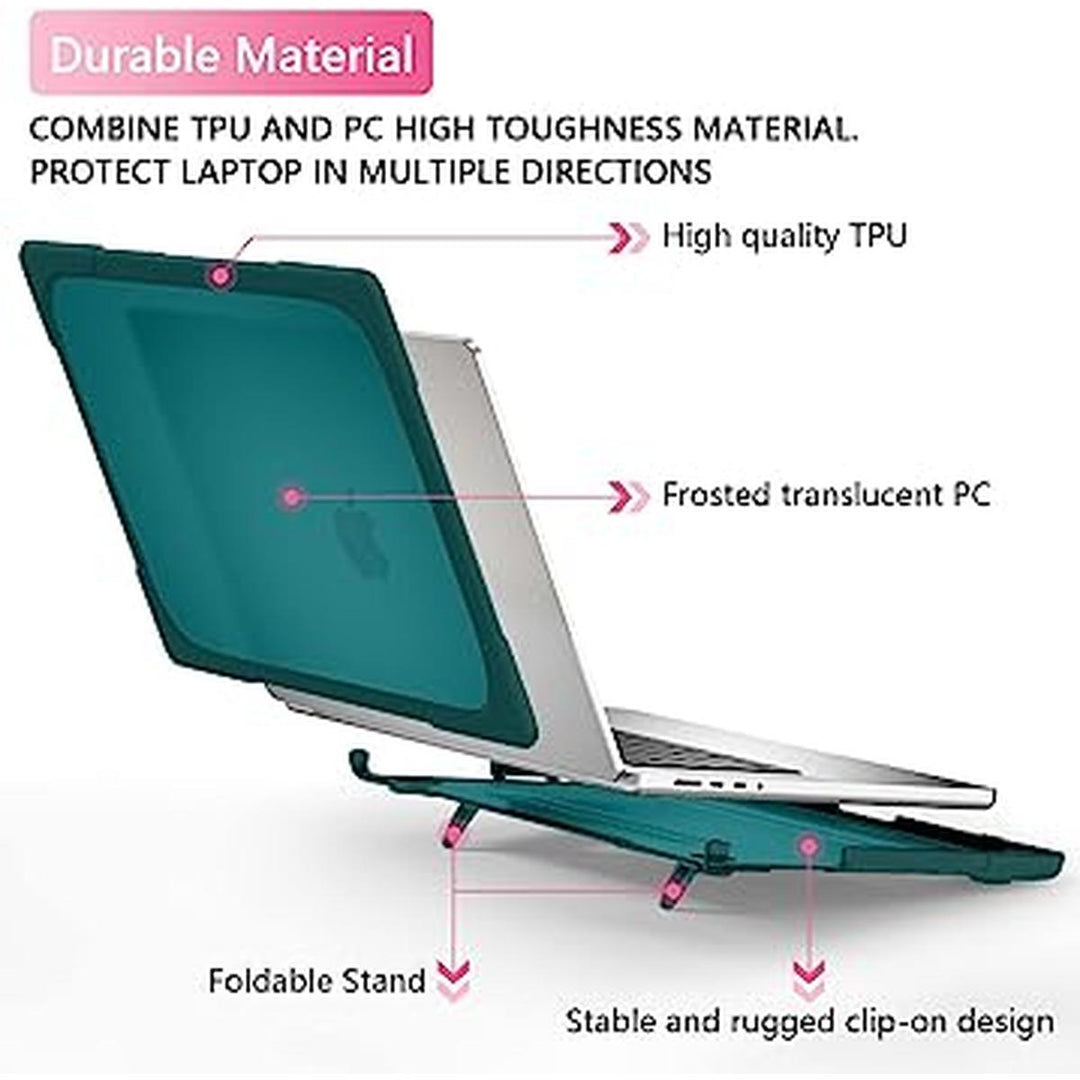 Batianda Deep Teal MacBook Pro 14 Case - DOKUTRONIX