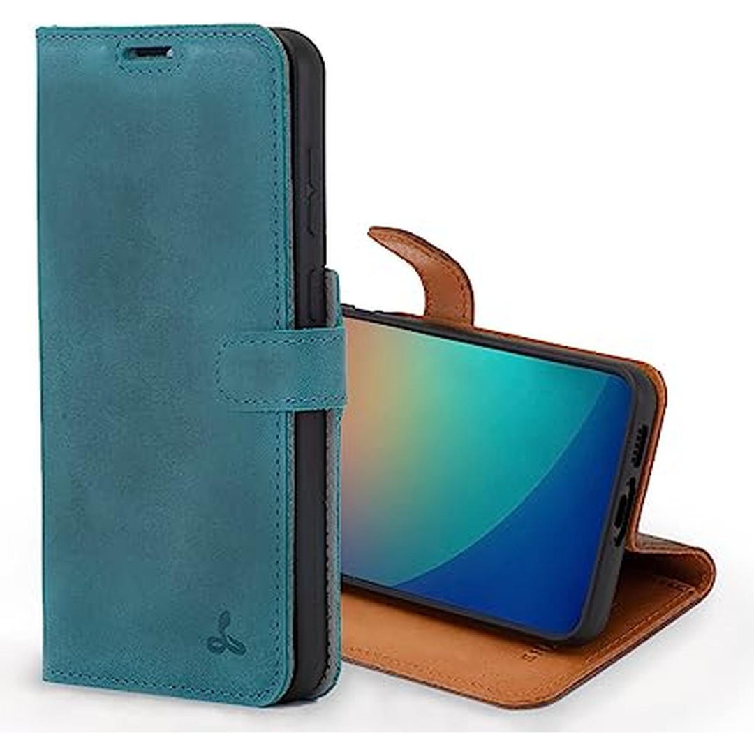 Teal Luxe HiveS23 Leather Wallet - DOKUTRONIX