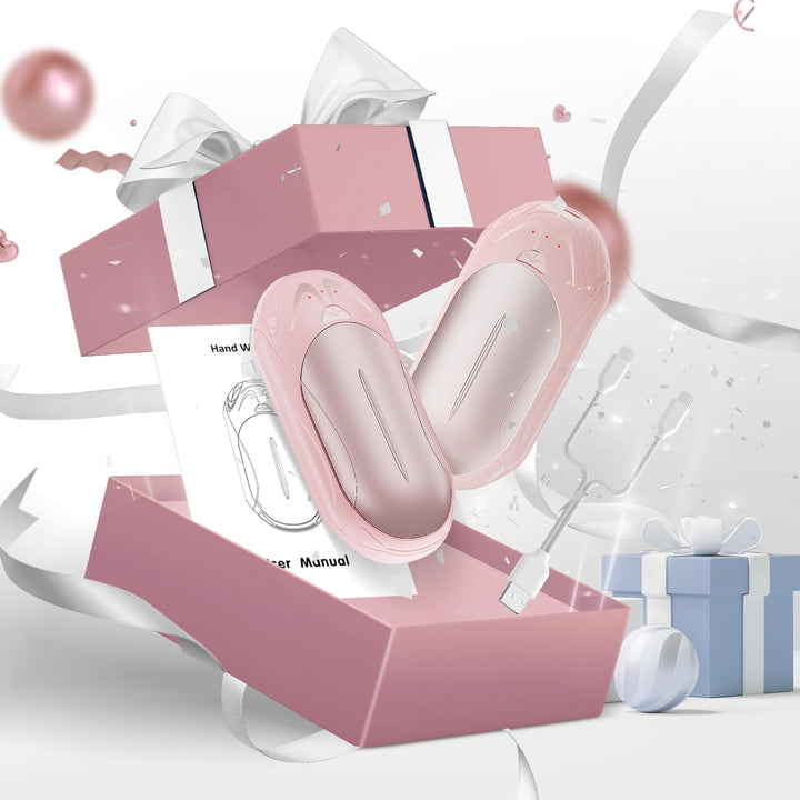 SmartHeat Duo: 20Hrs Rechargeable Hand Warmers