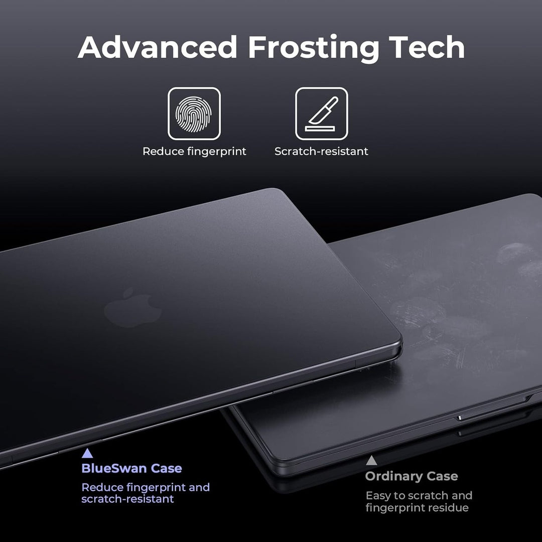 BlueSwan Matte MacBook Pro 14 Case - Space Black