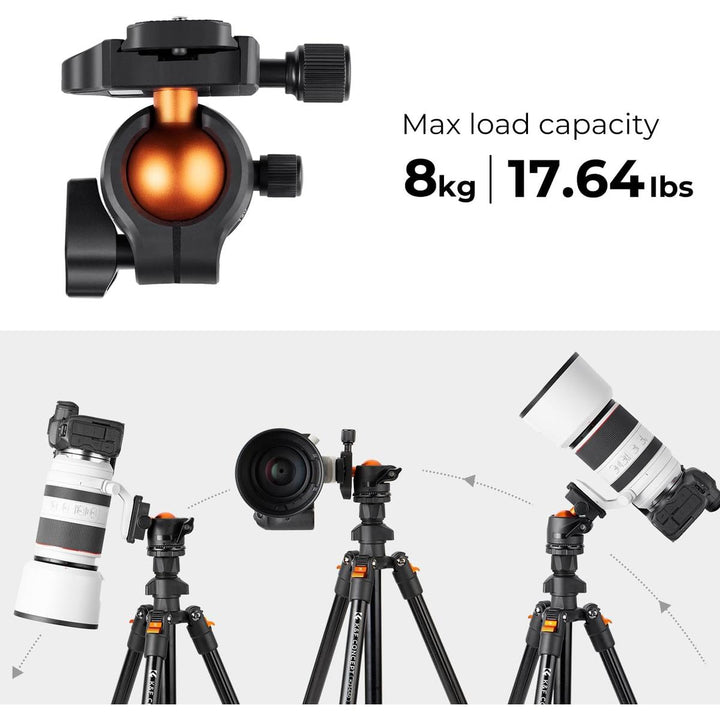 ProFlex 64 Tripod - 360° Ball Head for vlogging - DOKUTRONIX