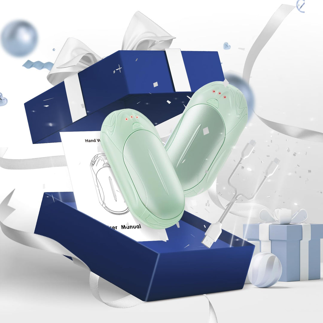 SmartHeat Duo: 20Hrs Rechargeable Hand Warmers