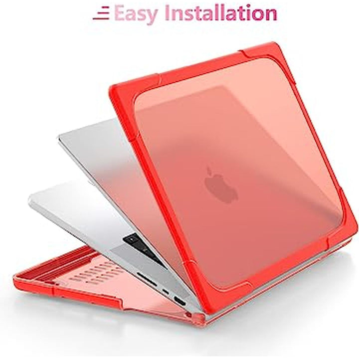 Batianda Red MacBook Pro 14 Case - DOKUTRONIX