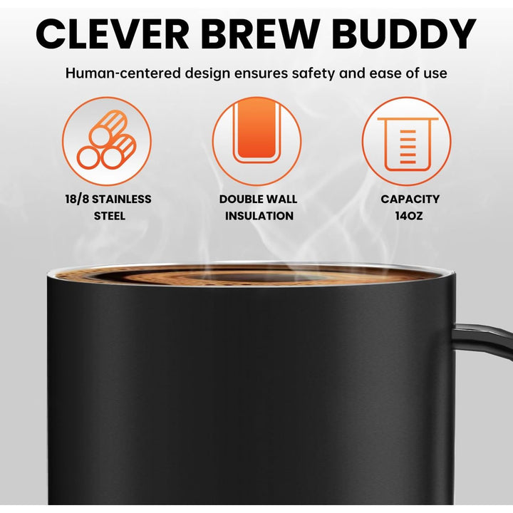 SmartHeat Mug Warmer: Quick & Safe Gift Set