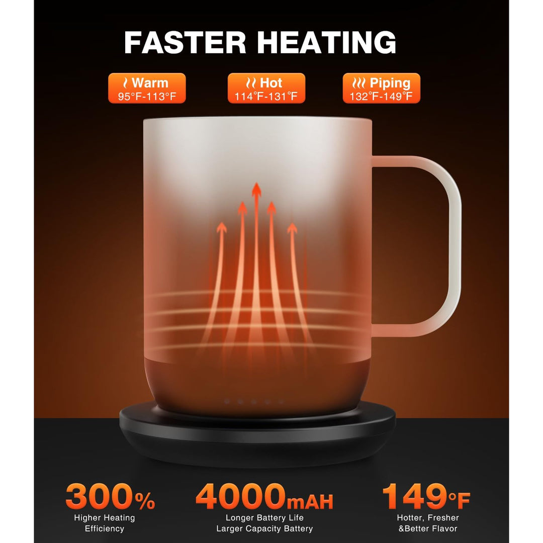 HeatMug Pro: Smart Self-Heating Coffee Cup