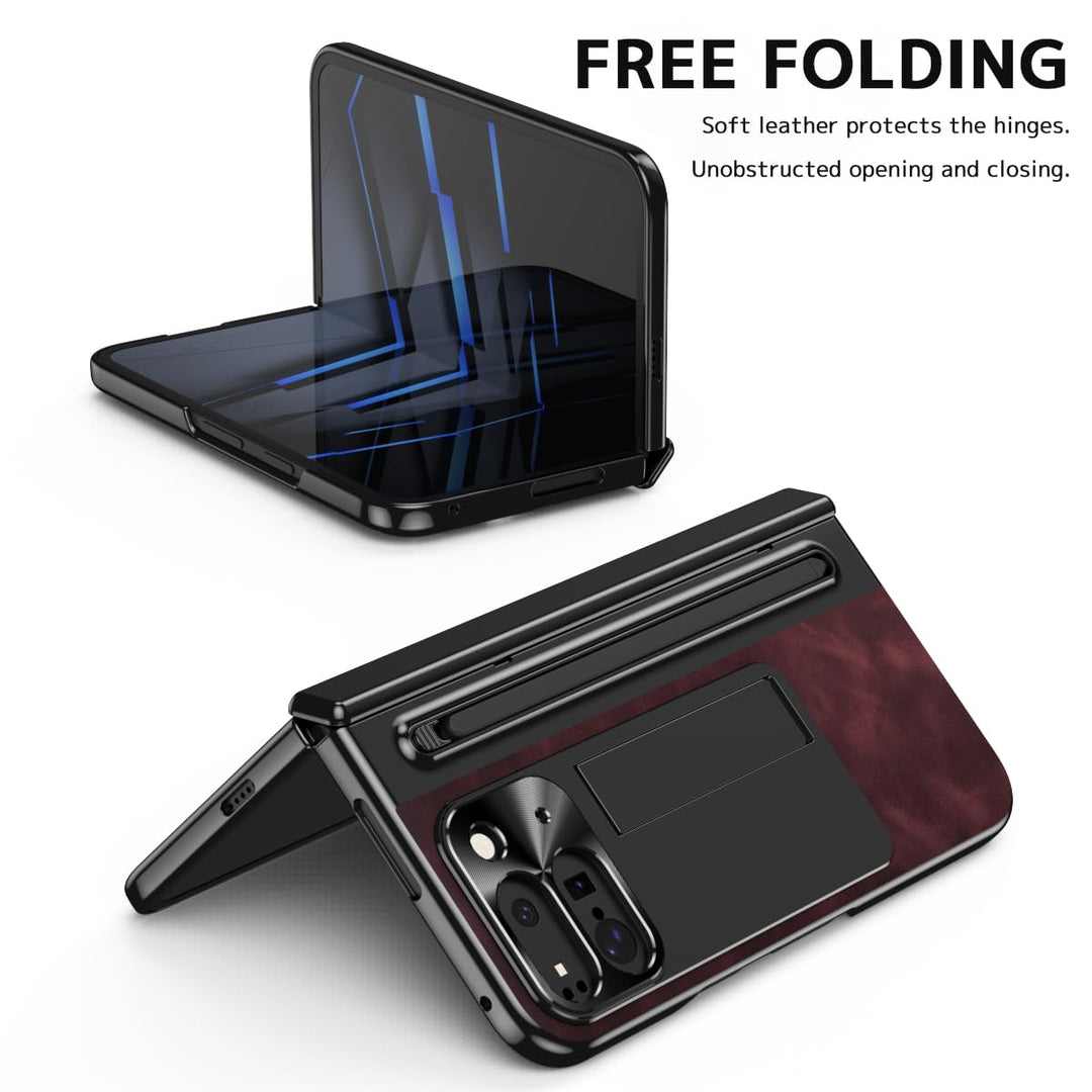 NINKI Fold Case for Pixel 10 Pro - Brown Elegance - DOKUTRONIX
