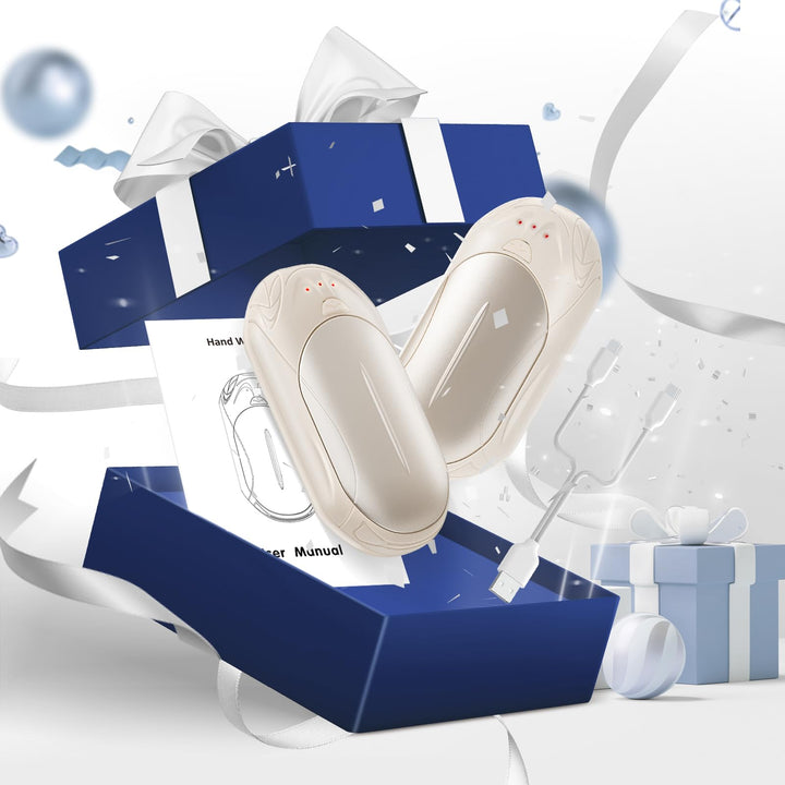 SmartHeat Duo: 20Hrs Rechargeable Hand Warmers