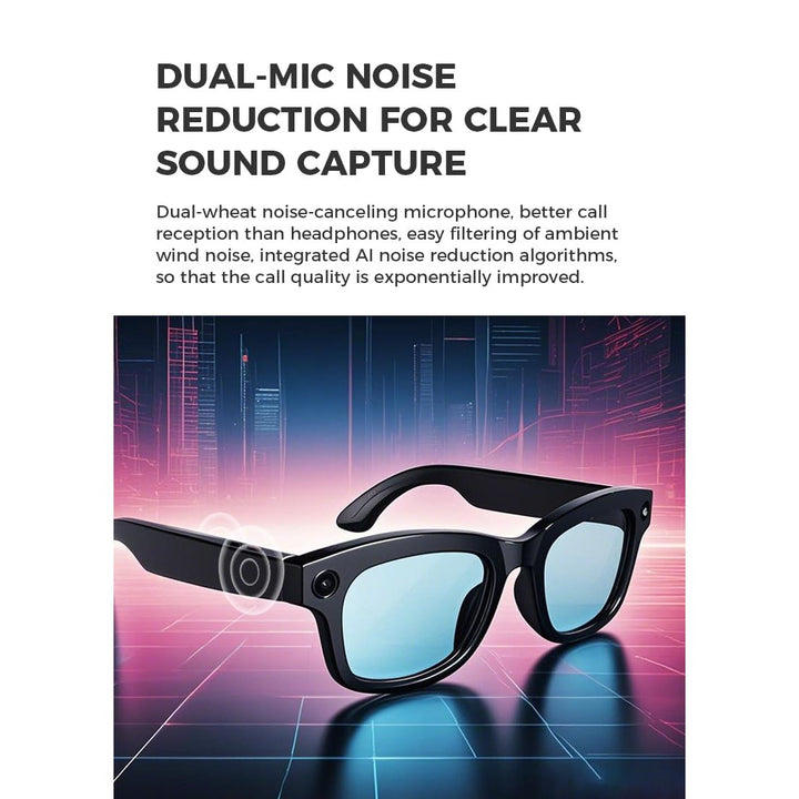 VisionPro AI Glasses: Smart, HD, Translate, Record!