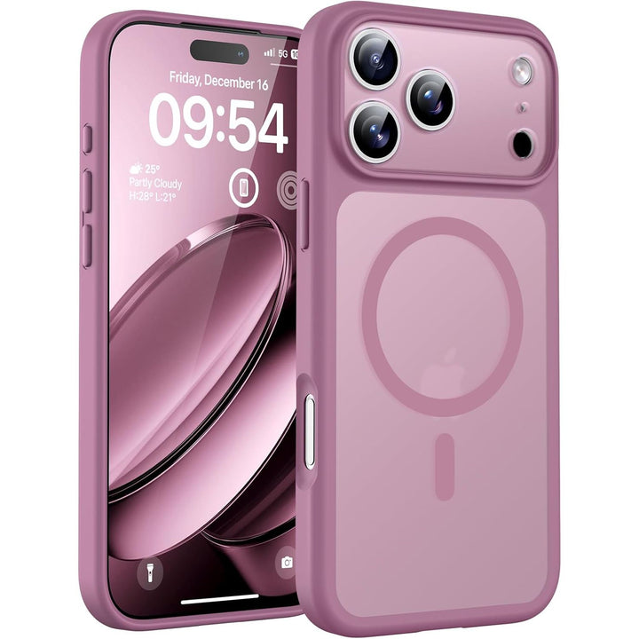 MagSafe Matte Shield Case for 17 Pro Max (Hot Pink)