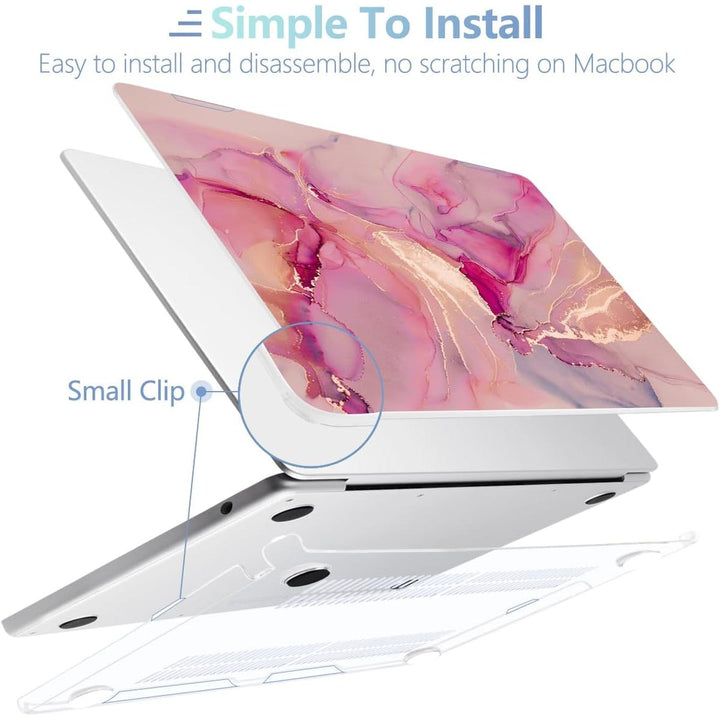 MEEgoodo Floral Hard Shell Case for MacBook Air 13