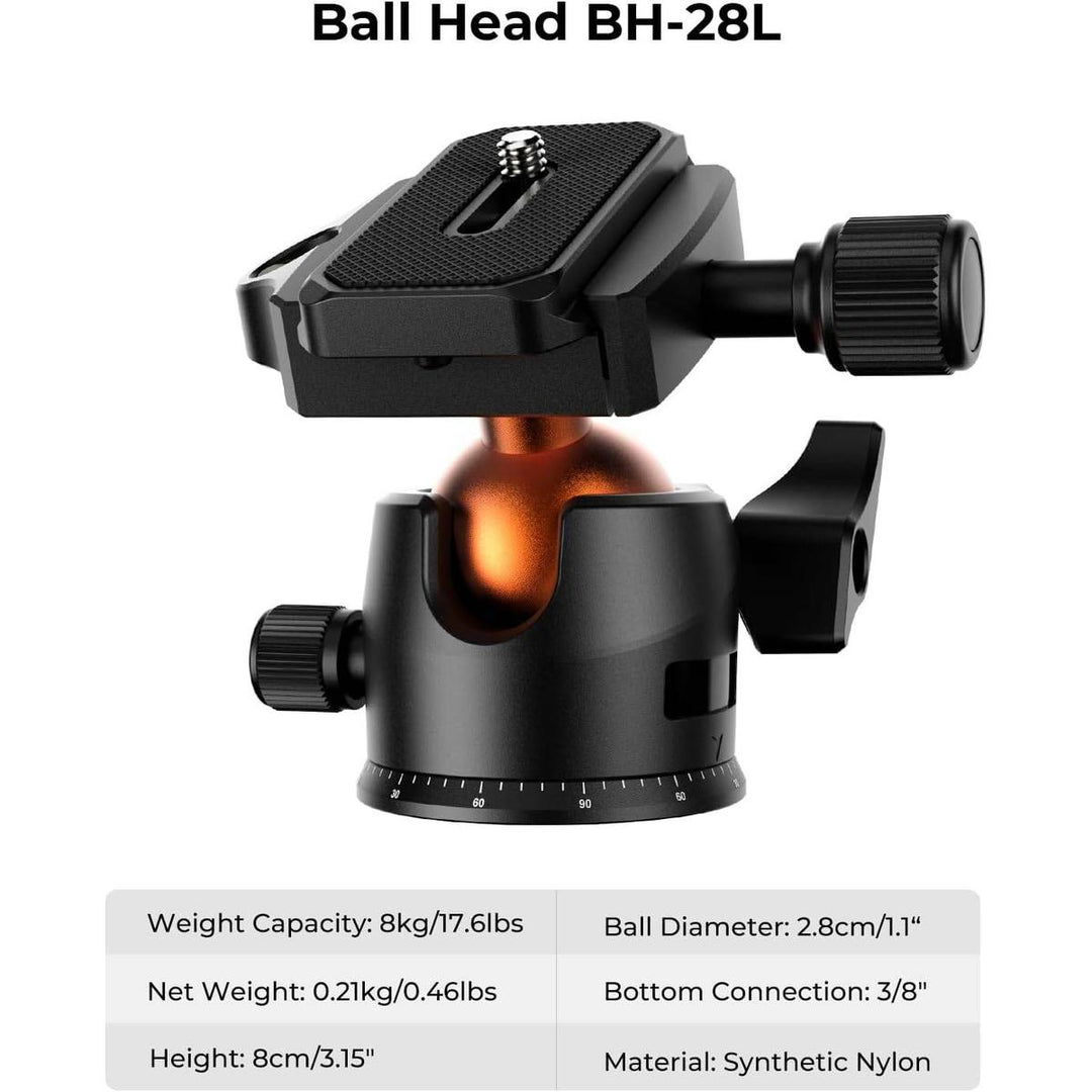 ProFlex 64 Tripod - 360° Ball Head for vlogging - DOKUTRONIX