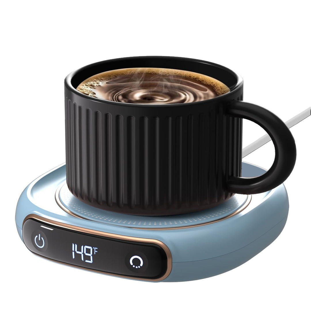 AutoHeat Mug Warmer: 3-Temp Desk & Office Essential