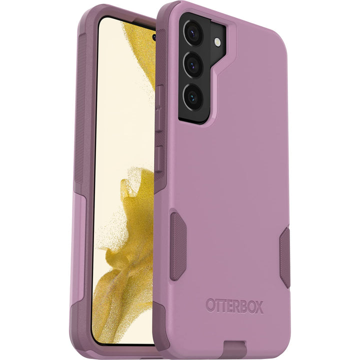 OtterBox Galaxy S22 Commuter Series Case - Maven Way, Slim & Tough, Pocket-Friendly, with Port Protection Pink - DOKUTRONIX