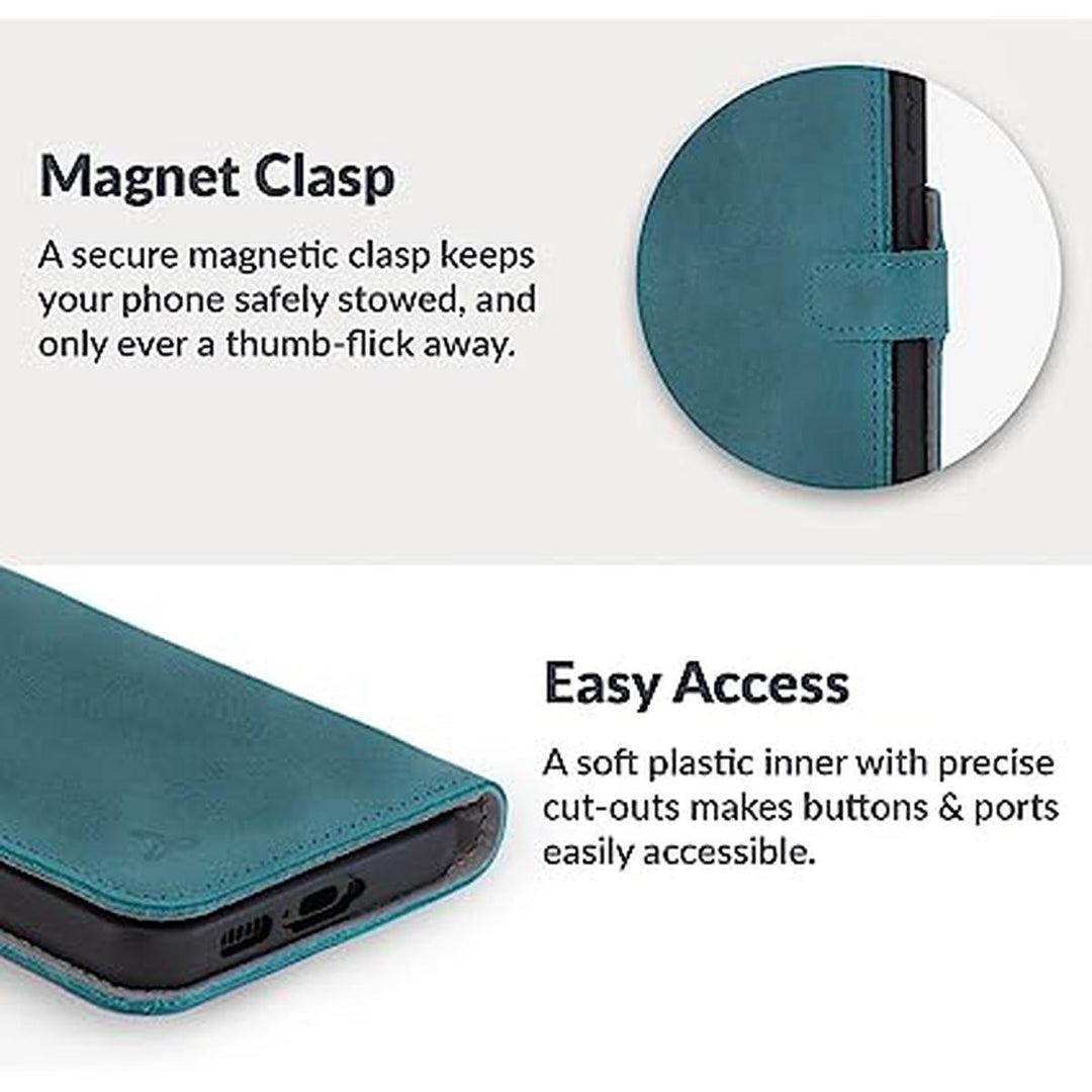 Teal Luxe HiveS23 Leather Wallet - DOKUTRONIX