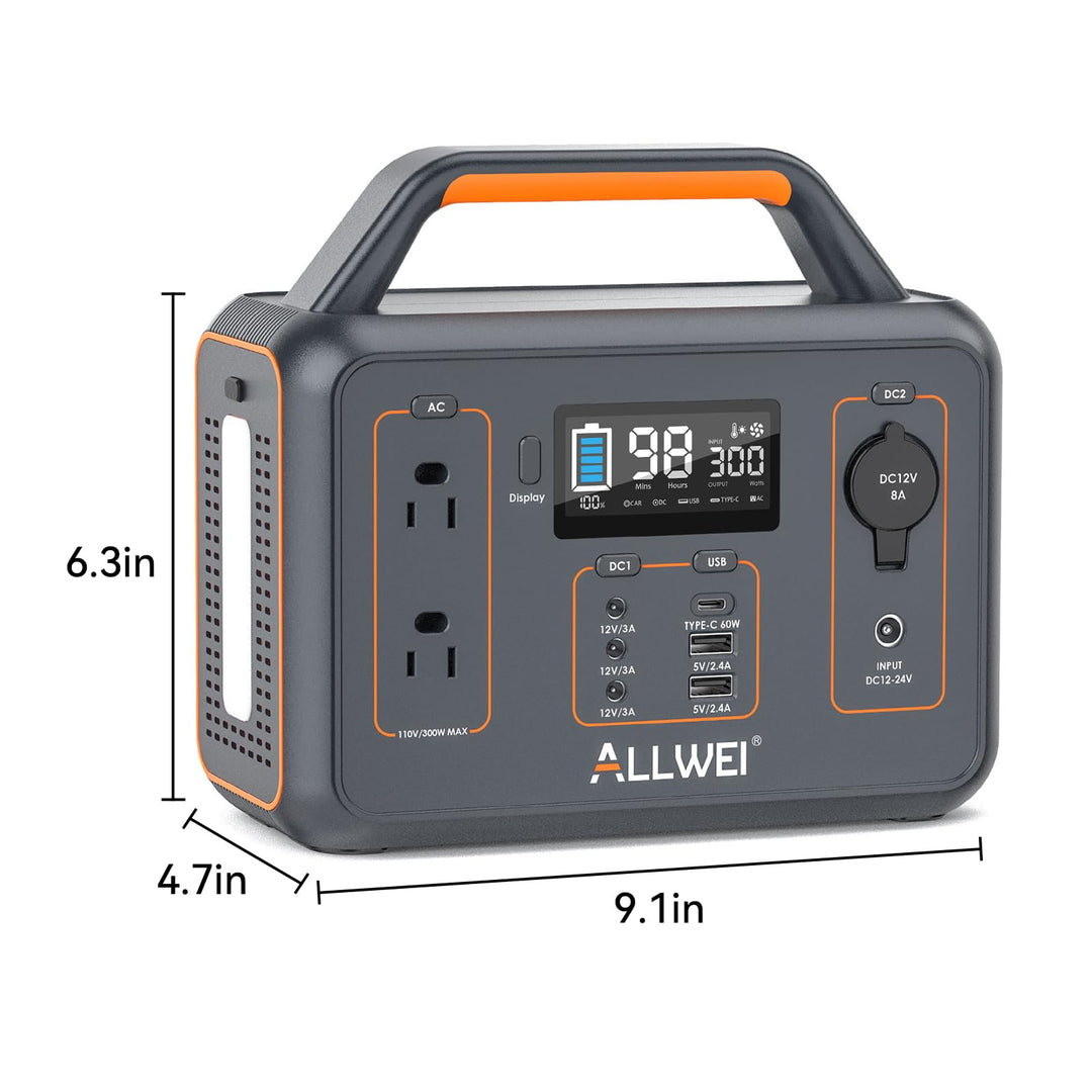 ALLWEI Solar Generator 280Wh