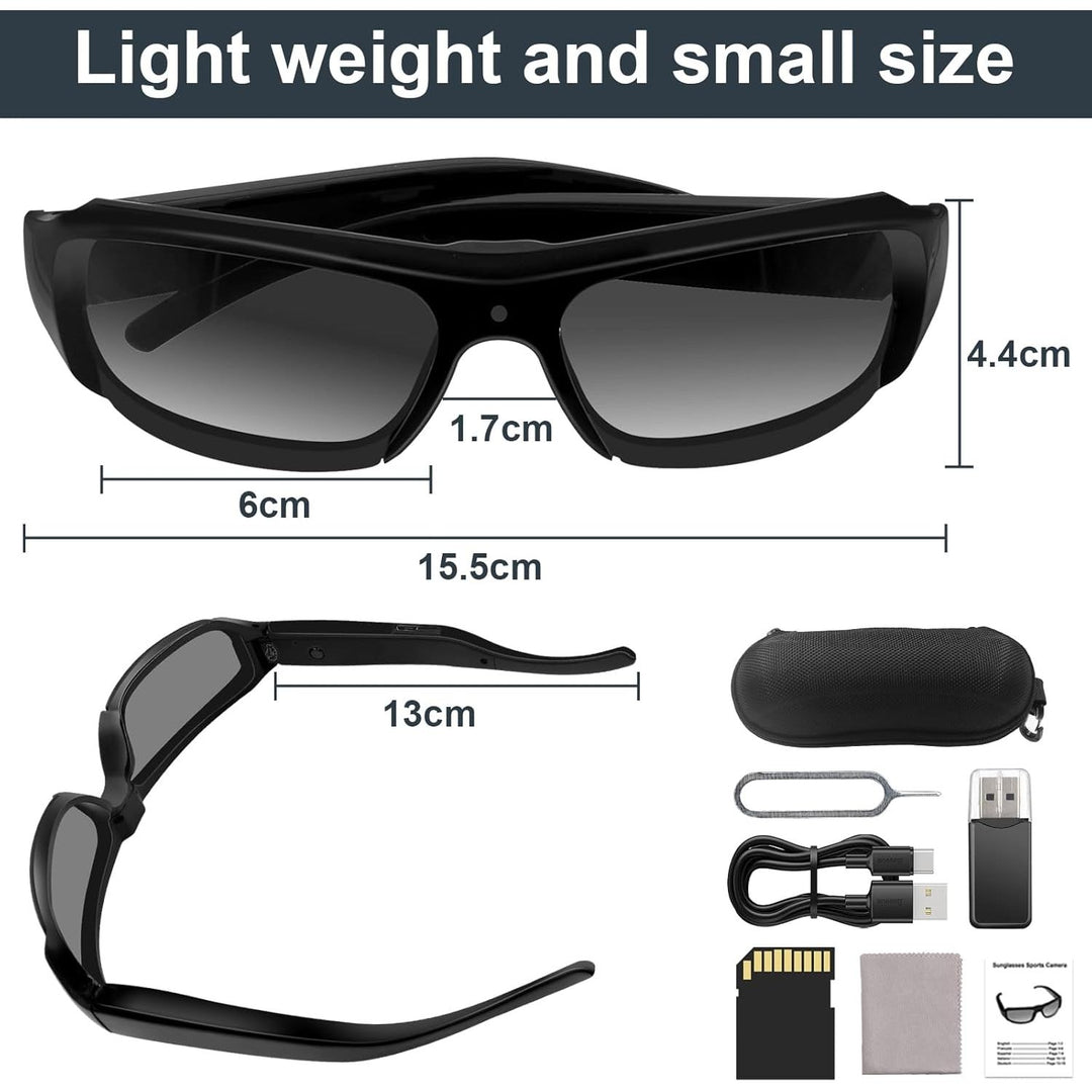 CamSun Glasses: HD 1080p Video & UV Protection