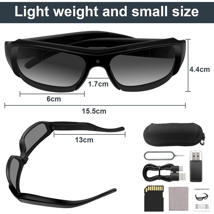 CamSun Glasses: HD 1080p Video & UV Protection
