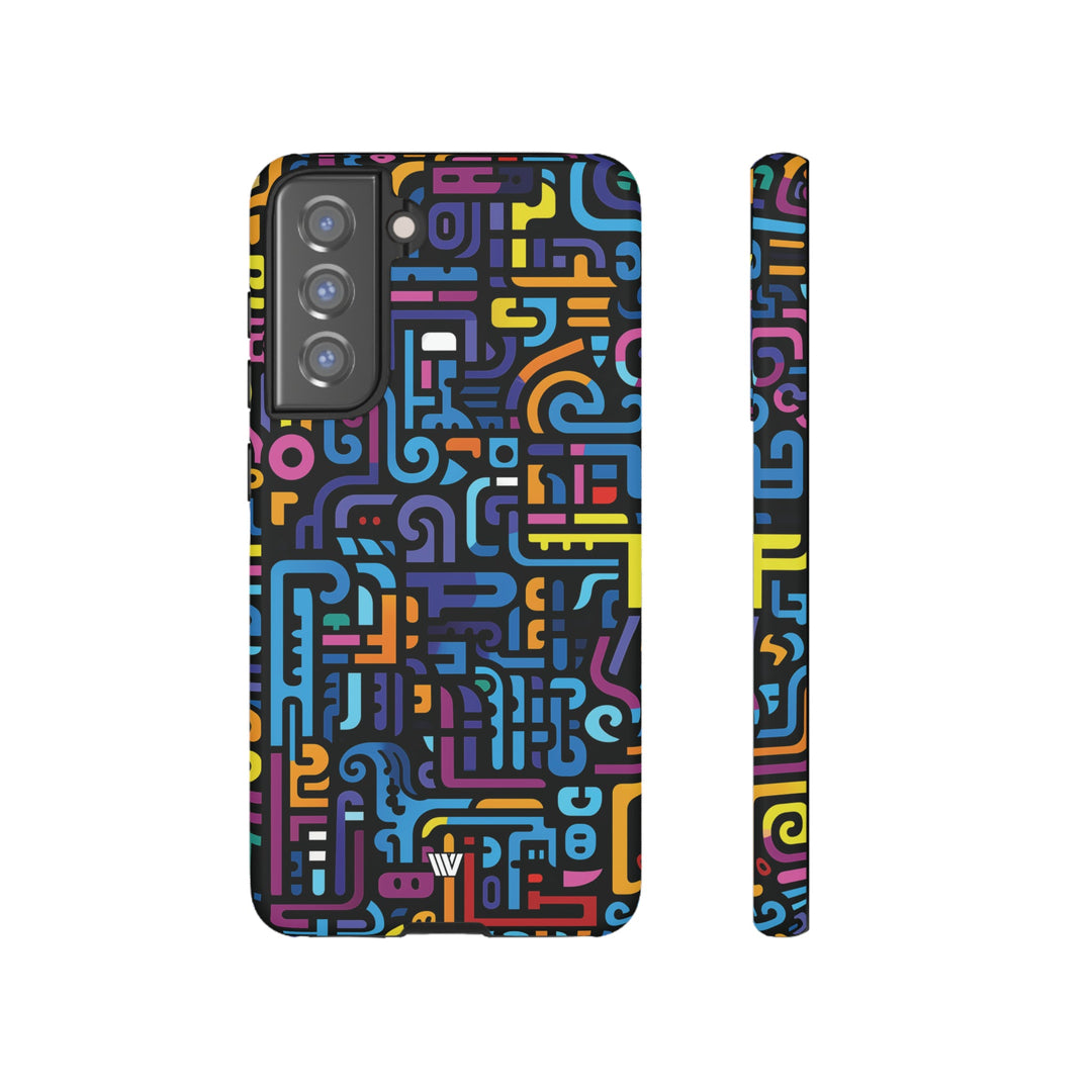NEON GLYPHS | Tough Phone Case