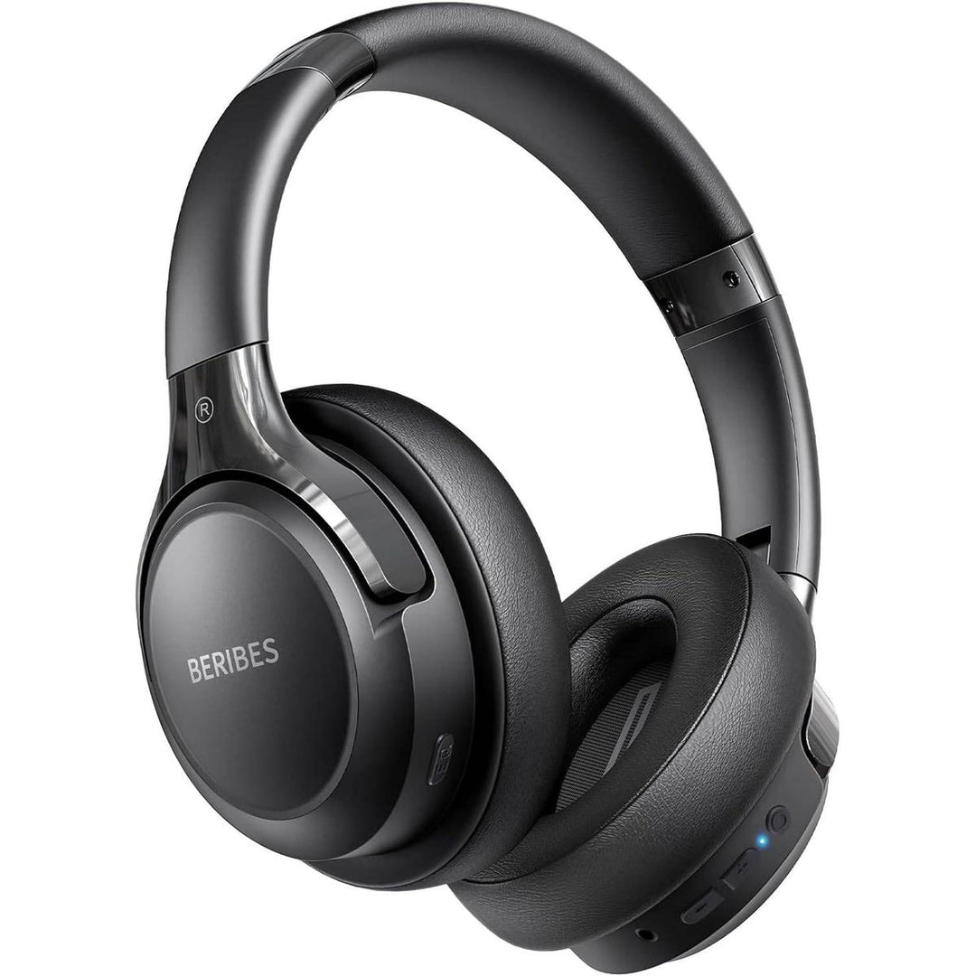 65H Black Bluetooth Over-Ear Headphones with EQ - DOKUTRONIX