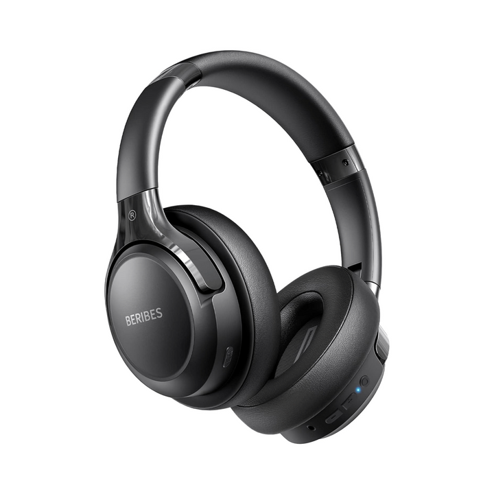 65H Black Bluetooth Over-Ear Headphones with EQ - DOKUTRONIX