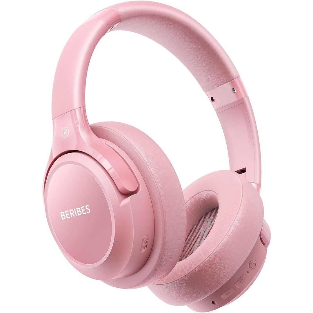 6EQ Pink Bluetooth Headphones - DOKUTRONIX