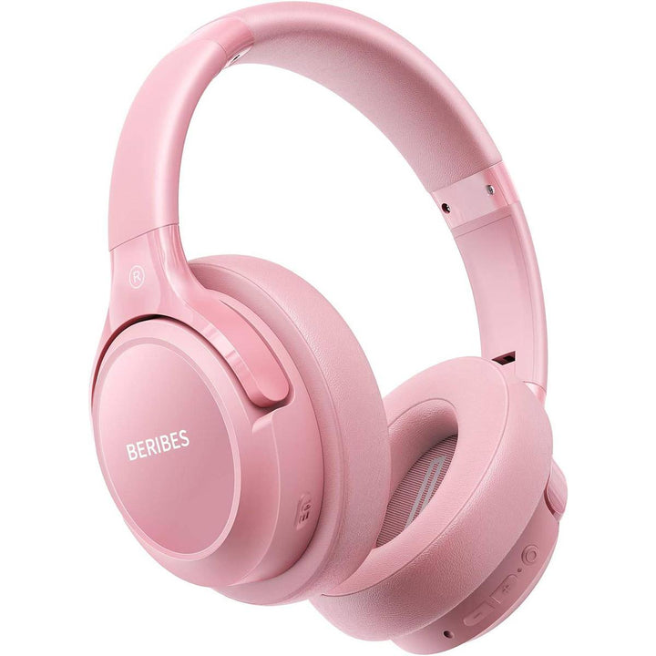 6EQ Pink Bluetooth Headphones - DOKUTRONIX