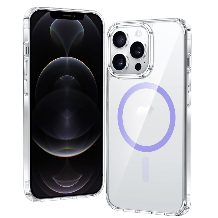 MaxGuard ClearShield: Magnetic Anti-Yellow iPhone Case