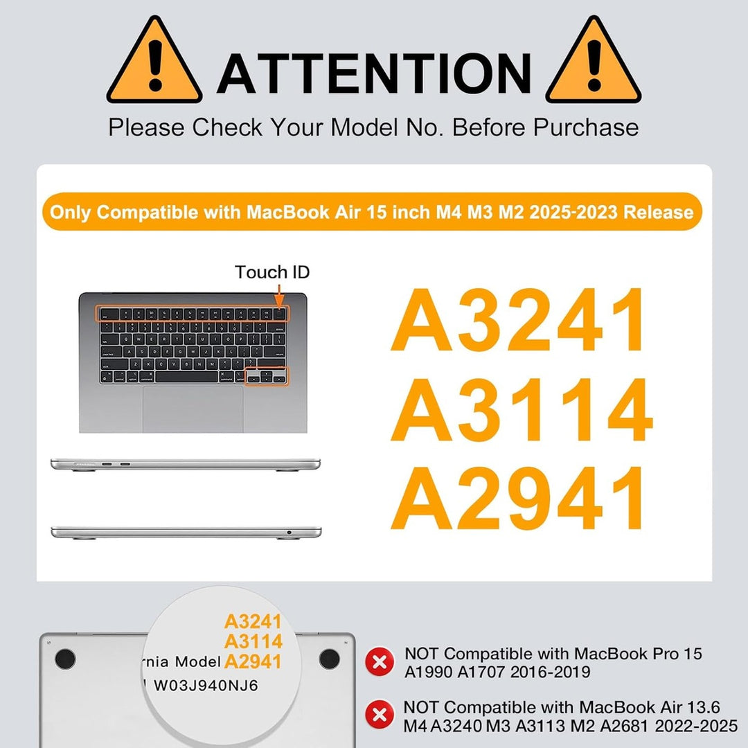 AquaShield Case for MacBook Air 15 (2023-2025)