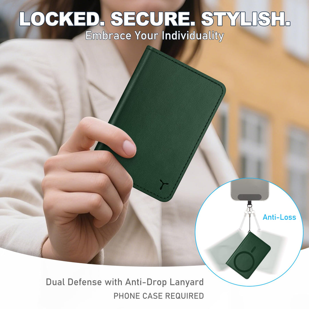 Magsafe PU Wallet - RFID, 6 Slots, Clear ID - DOKUTRONIX