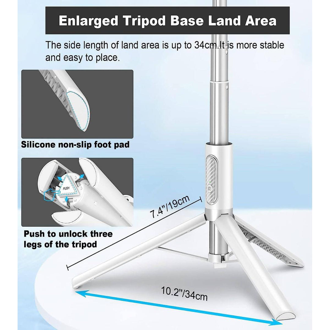 Snap360 All-in-1 Tripod & Selfie Stick - White - DOKUTRONIX